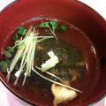 w^_.-w's cooksnap of when they made ☆上品な味☆鶏肉のお吸い物.