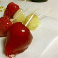 moz煮's cooksnap of when they made おうちで簡単♪いちご飴★.