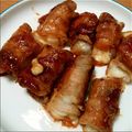piyoko0608's cooksnap of when they made 簡単！BBQソースの餅チーズ豚肉巻き.