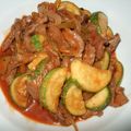 うさトラ's cooksnap of when they made 豚肉とピーマンとなすのコチュジャン炒め.
