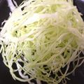 ４番目's cooksnap of when they made フワ☆シャキ　キャベツの千切り.