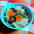 natsukori's cooksnap of when they made 簡単・新米で炊き込み山菜おこわ.