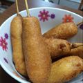 ハルニョッキ's cooksnap of when they made 簡単アメリカンドッグ（☆卵なし☆）.