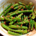 amo♥♥'s cooksnap of when they made しゃきっと☆いんげんの胡麻和え.