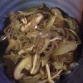 クロクロクローバー's cooksnap of when they made 肉がないのに美味しい牛丼？.