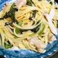 xxxblind's cooksnap of when they made ほうれん草とチキンのクリームスパ☆.