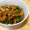 aaasky's cooksnap of when they made 豚ロースとアスパラの中華炒め.