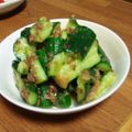 marmy's cooksnap of when they made きゅうりの梅おかか和え.