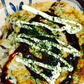 しろロック's cooksnap of when they made 鶏ももともやしのお好み焼き＊低カロリー.