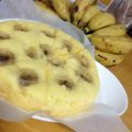 もぐもぐ5kids's cooksnap of when they made 母の日に✿HMで15分✿バナナ蒸しケーキ.