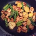 Summer44's cooksnap of when they made お弁当にも♪鳥肉アスパラじゃがいも炒め.