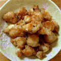 つーさん0421's cooksnap of when they made ✿鶏膝軟骨とジャガイモの唐揚粉焼き.