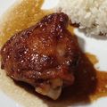ぽんぽこ2486's cooksnap of when they made 鶏もも肉の赤ワイン照り焼き.