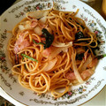 れいナ's cooksnap of when they made 簡単！ベーコンとほうれん草の和風パスタ♡.