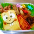 Kyoko0613's cooksnap of when they made スポンジボブ ♪キャラ弁★.