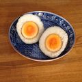 リンテルナ's cooksnap of when they made 味付け卵で爆弾おにぎり.