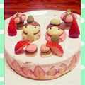 てまりねみ's cooksnap of when they made 簡単イチゴムースケーキ.