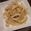 achahca's cooksnap of when they made イカと玉葱のめんつゆバターマヨチーズ炒め.