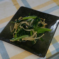 まゆやまさん's cooksnap of when they made あと一品☆ほうれん草とえのきの中華風炒め.