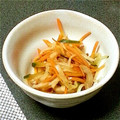 ちくちくちゃっぴー's cooksnap of when they made ☆水菜とちくわの柚子こしょう＆ポン酢和え.