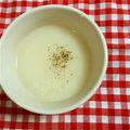 chiriri10's cooksnap of when they made カリフラワーの豆乳ポタージュ.