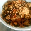 shizuとreo's cooksnap of when they made 梅ぇ　炒り豆腐♡.