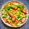 ＨＴＷ母ちゃん's cooksnap of when they made パパッと出来るおくらとウインナー卵炒め❤.