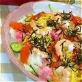 どらこべ's cooksnap of when they made スモークサーモンでちらし寿司.