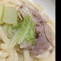 CocoBns's cooksnap of when they made 白菜たっぷり☆肉うどん♬.