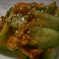 チョビ～☆'s cooksnap of when they made きゅうりのキムチ和え.