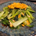 クックWD3DD3☆'s cooksnap of when they made タアサイとふんわり卵のごま炒め.