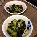 いなりやま's cooksnap of when they made ワカメきゅうりの酢の物♪＋ちくわじゃこ♪.