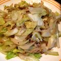 146cmママ's cooksnap of when they made コスパ高☆もやしとキャベツのにんにく炒め.