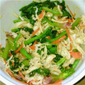 にゃんちうさん's cooksnap of when they made ♦簡単♬ほうれん草と鶏ささみの胡麻和え.