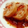 さやこ◎'s cooksnap of when they made 鶏ももロール照り焼きと大根ステーキ.