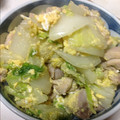 ヒデ12's cooksnap of when they made 白菜と鶏の卵とじ.