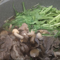 ゆみまき＠'s cooksnap of when they made 水菜と牛肉のすき焼き風サッと煮.