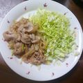 さあララらぶ's cooksnap of when they made 簡単！我が家のしょうが焼き.