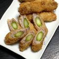 ルぴあ's cooksnap of when they made 簡単！美味しい！アスパラと豚肉のフライ.