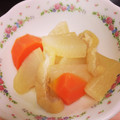 y_u's cooksnap of when they made 圧力鍋で☆　大根・人参・厚揚げの煮物.