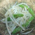 すいか☆summer's cooksnap of when they made レンジ♪もやしと絹さやのイタリアンマリネ.