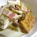 柳さき's cooksnap of when they made ◎厚揚げとベーコンのあっさり煮.