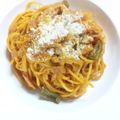 まにぬ's cooksnap of when they made 決めては牛乳♪ あっさりナポリタン.