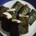 ＬＵＣＩ's cooksnap of when they made はんぺんの磯部巻き　梅しそチーズ　どすぇ.