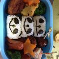 ガボちゃんママ's cooksnap of when they made キャラ弁☆パンダ.