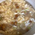 ポムポムポヨコ's cooksnap of when they made 卵白消費に、なめこと生わかめの味噌汁.
