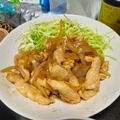 ✿月華❀'s cooksnap of when they made 簡単節約☆玉葱かさ増し！鶏胸肉の生姜焼き.