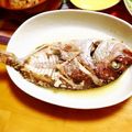 komutatata's cooksnap of when they made 塩麹さんｄｅ鯛のレンジ蒸し.