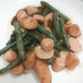 precious☆'s cooksnap of when they made 簡単☆いんげんとお魚ソーセージの炒め物.