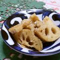 赤い電話's cooksnap of when they made レンコンの胡麻和えお弁当編.